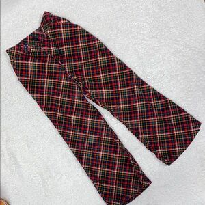 Vintage 70’s Forester plaid corduroy flares size 5